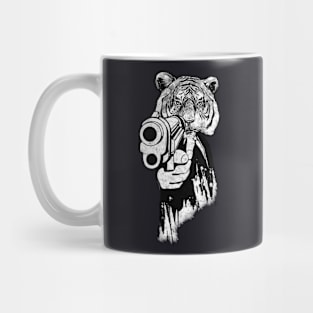 Gangsta Tiger Mafia Art Animals Mug